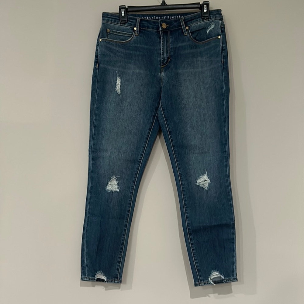 Articles of Society distressed women’s skinny jeans, Size 30